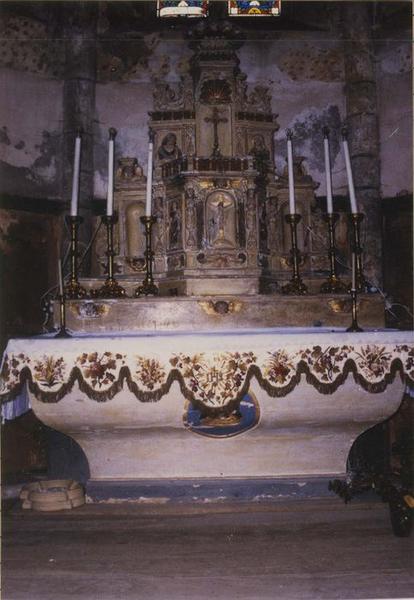 autel, tabernacle (maître-autel), vue générale