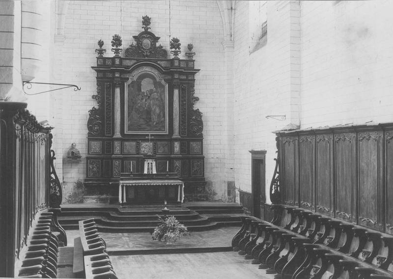 retable (retable architecturé), du maître-autel, vue générale