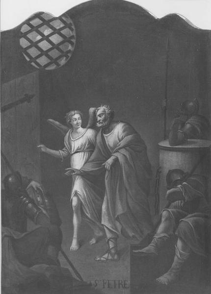 tableau : délivrance de saint Pierre, vue générale - © Ministère de la Culture (France), Médiathèque du patrimoine et de la photographie (objets mobiliers), tous droits réservés