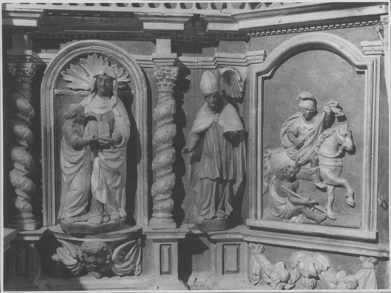 retable du maître-autel, détail du tabernacle