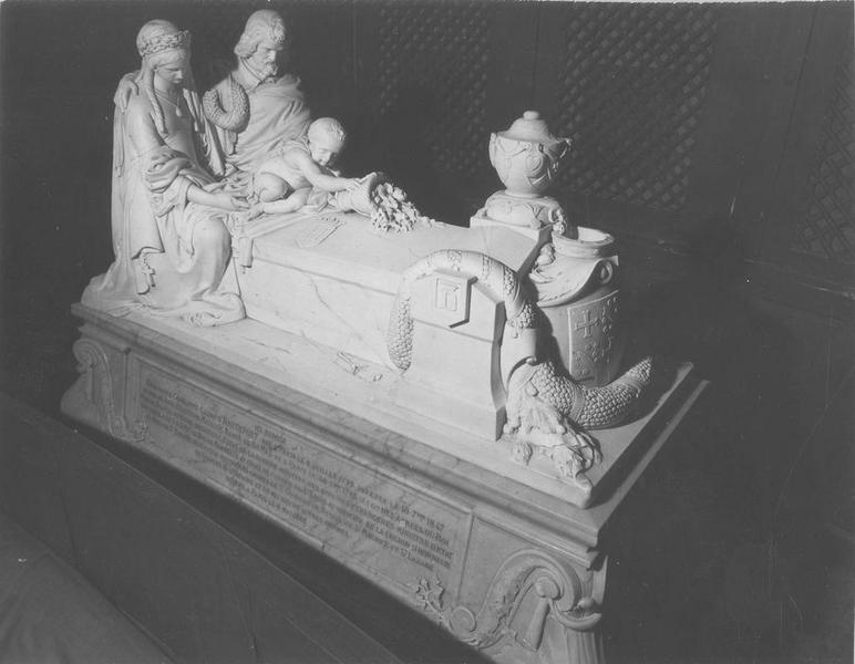 monument sépulcral de Maxence de Damas et de Laure de Hautefort, vue générale