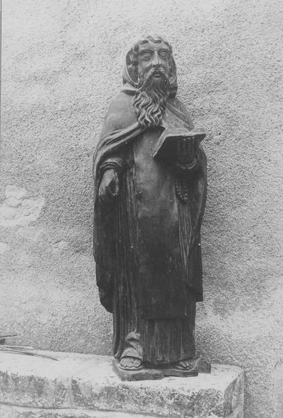 statue (petite nature) : saint Antoine, vue générale