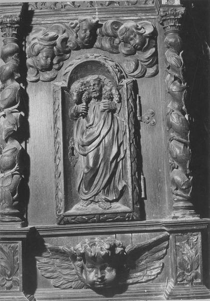 porte du  tabernacle du maître-autel, vue générale