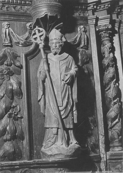 statuette du tabernacle du maître-autel : saint Roch, vue générale