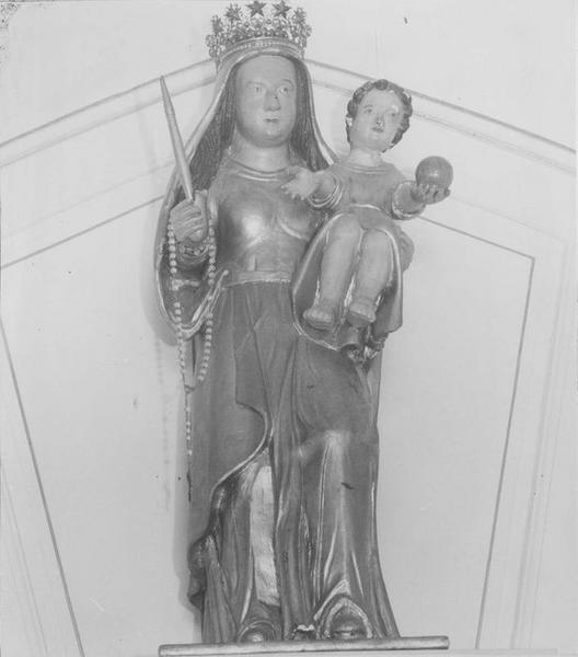 statue (demi-nature) : Vierge à l'Enfant