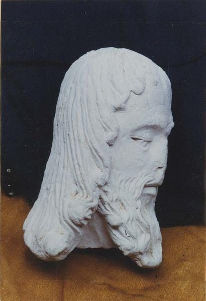 Fragment de statue : Tête de Christ