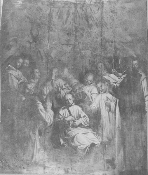 Tableau : la Mort de saint Bruno