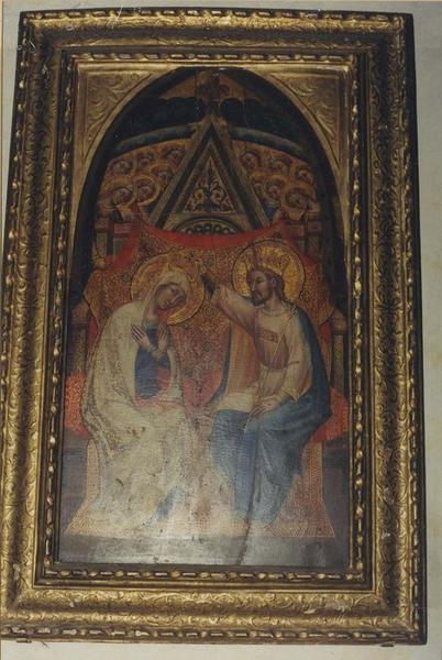 tableau : Le Couronnement de la Vierge, vue générale