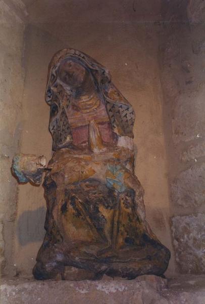 groupe sculpté : Vierge de Pitié, vue générale