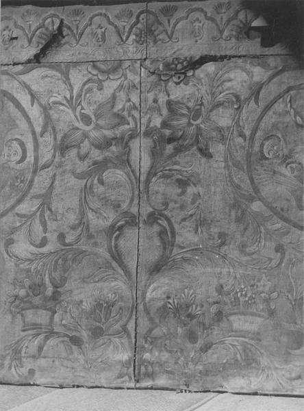 devant de l'autel secondaire sud, détail