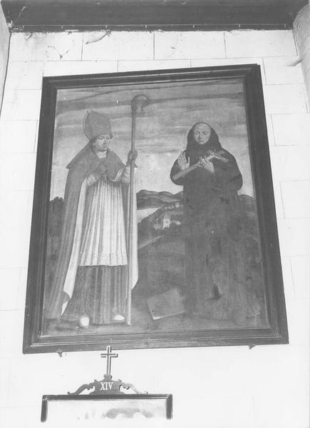 Tableau : saint Benoît et saint Front