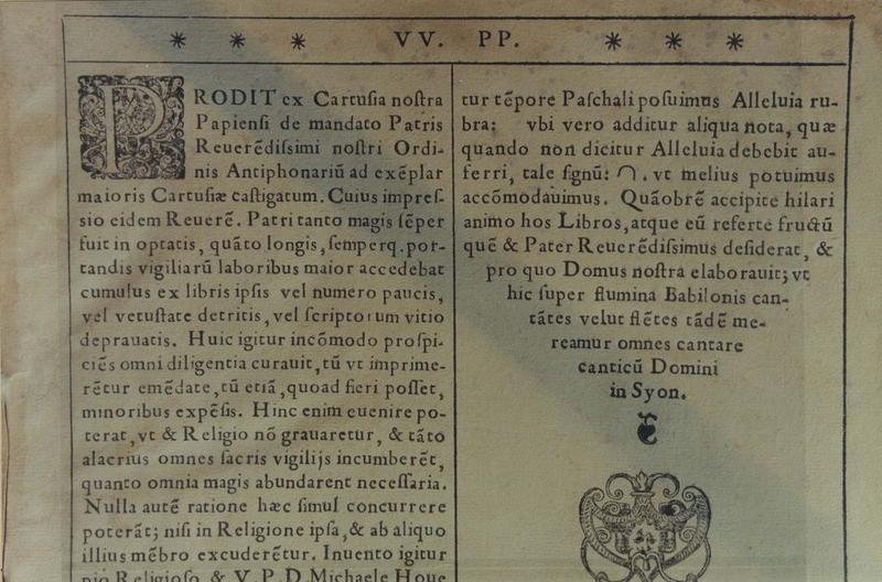 livre (antiphonaire), détail
