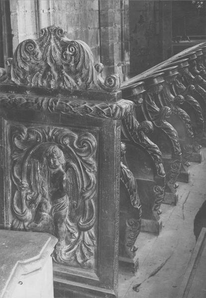 stalles, détail