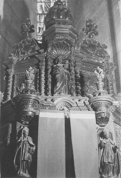 tabernacle du maître-autel, vue partielle