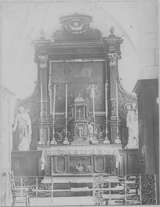 autel, tabernacle, retable (maître-autel), vue générale - © Ministère de la Culture (France), Médiathèque du patrimoine et de la photographie, diffusion RMN-GP