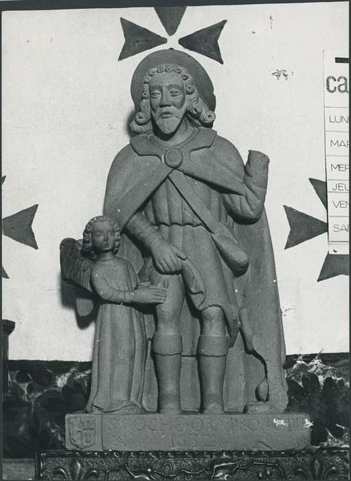 statue : Saint Roch - © Ministère de la Culture (France), Médiathèque du patrimoine et de la photographie, diffusion GrandPalaisRmn Photo