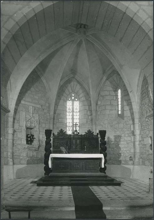 colonnes, maître-autel