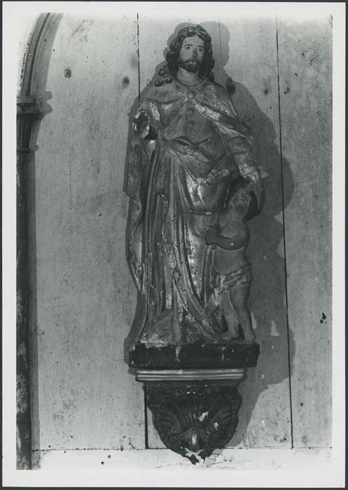 statue (statuette) : Saint avec enfant - © Ministère de la Culture (France), Médiathèque du patrimoine et de la photographie, diffusion GrandPalaisRmn Photo