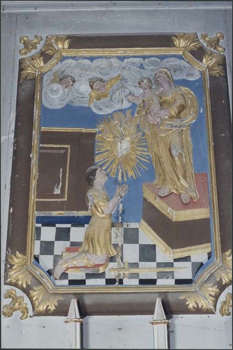 retable de la chapelle nord, détail