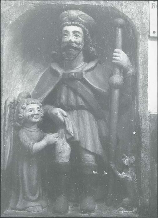 haut-relief : Saint Roch