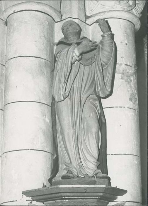 statue (petite nature) : Saint Bruno