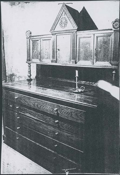 meuble de sacristie (photocopie numérisée)