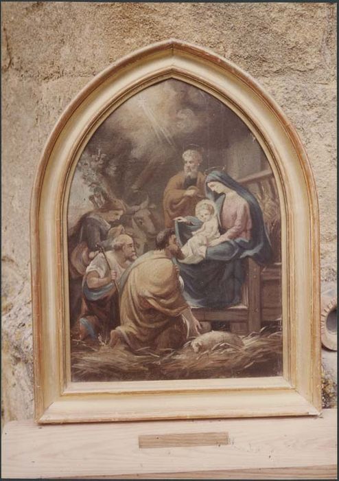 tableau : Station du Rosaire, détail d’une station