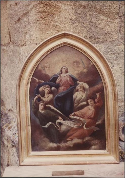 tableau : Station du Rosaire, détail d’une station