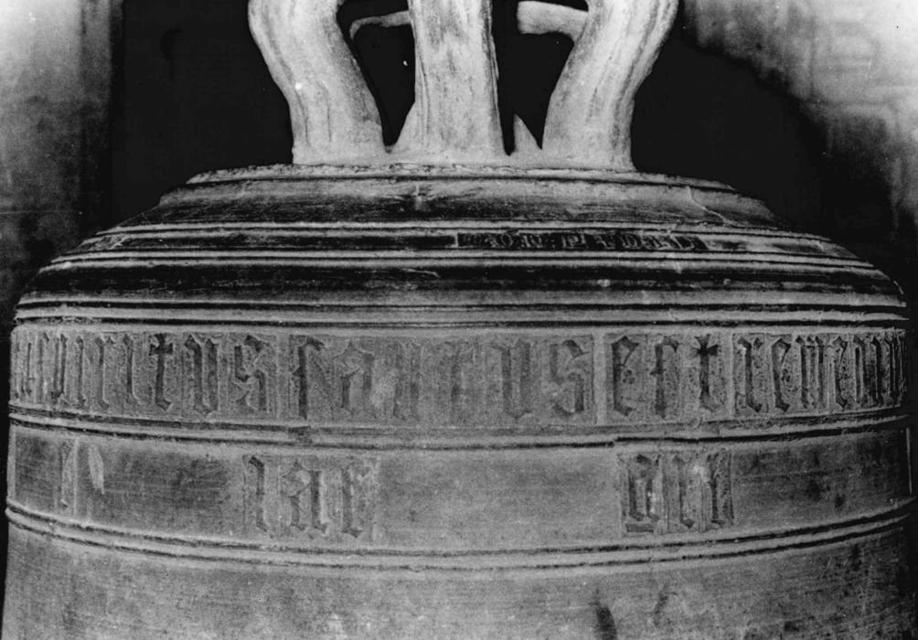 cloche de l'église du Boulou, détail de l’inscription - © Ministère de la Culture (France), Médiathèque du patrimoine et de la photographie, Tous droits réservés