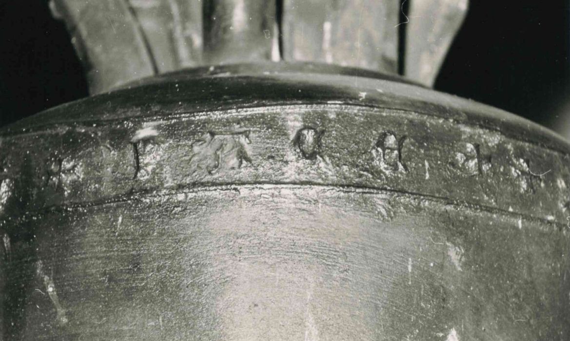 cloche dite Heidenglockel, détail de l’inscription