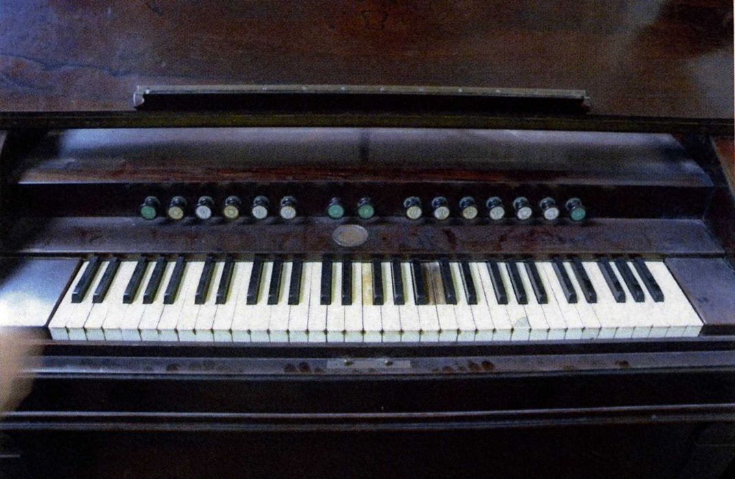 harmonium n°39, détail du clavier