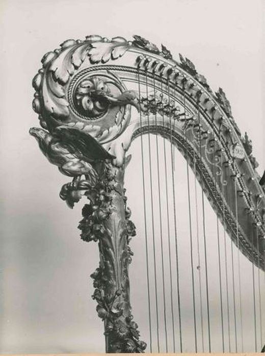 harpe, détail