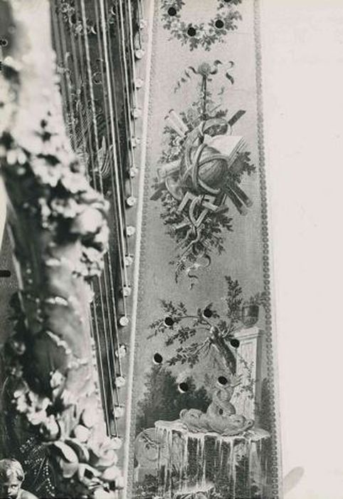 harpe, détail