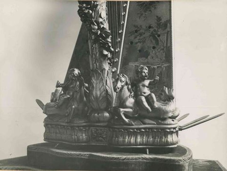 harpe, détail