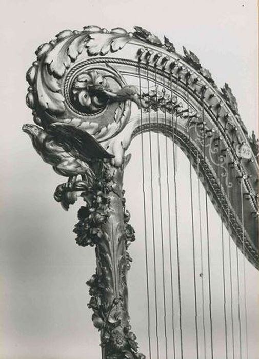 harpe, détail