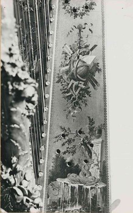 harpe, détail