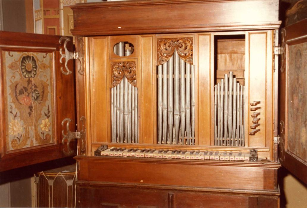 orgue positif, vue partielle