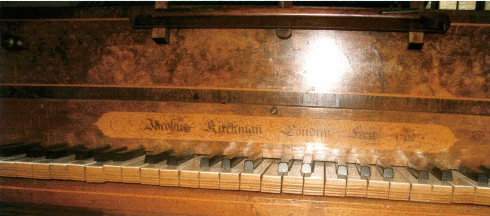 clavecin, détail