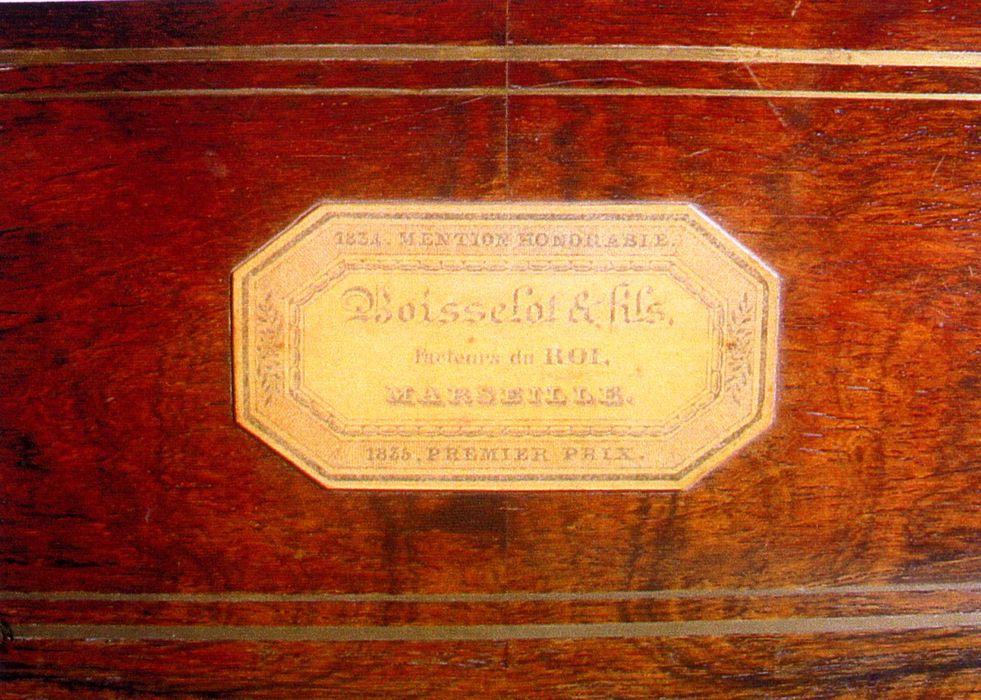 piano à queue Boisselot & Fils Marseille n°866, détail - © Ministère de la Culture (France), Médiathèque du patrimoine et de la photographie, Tous droits réservés 
