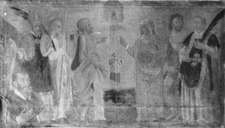 tableau : La Présentation, avant restauration