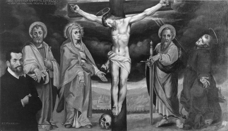 tableau : La Crucifixion, après restauration