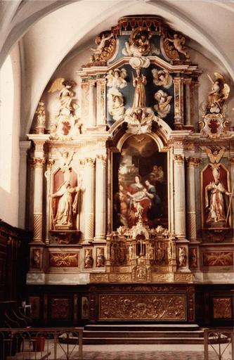 retable du maître-autel, après restauration