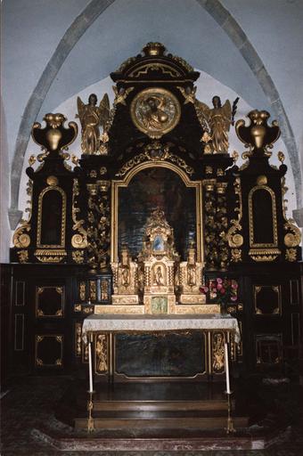 retable, après restauration, 1989 - © Ministère de la Culture (France), Médiathèque du patrimoine et de la photographie (objets mobiliers), tous droits réservés