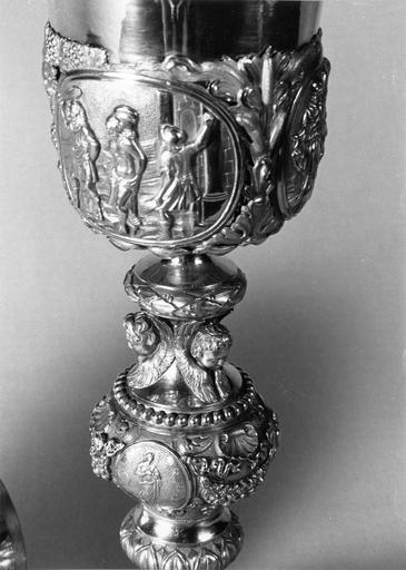 calice à fausse coupe, argent doré, 1819-1838