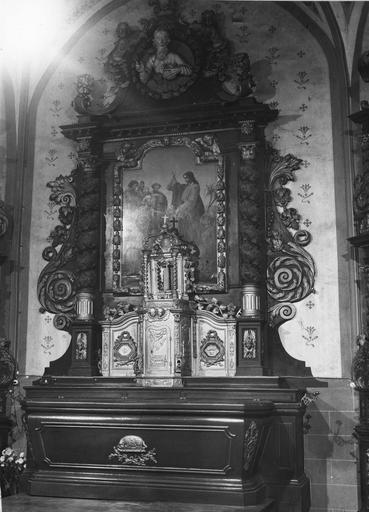 retable du maître-autel et tableau : saint Pierre, 1861