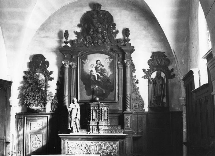 retable et tableau : Vierge à l'Enfant