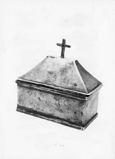 boîte aux saintes huiles, argent, 1818-1838