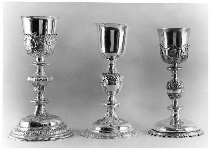 calices, argent et argent doré, après restauration - © Ministère de la Culture (France), Médiathèque du patrimoine et de la photographie (objets mobiliers), tous droits réservés