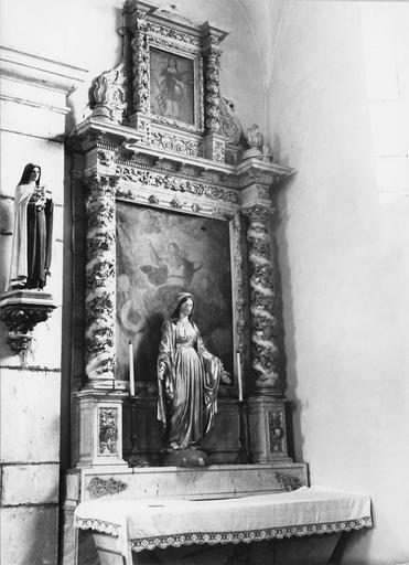 Retable latéral droit