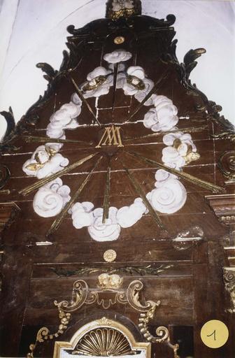 retable de la Vierge, détail de la niche